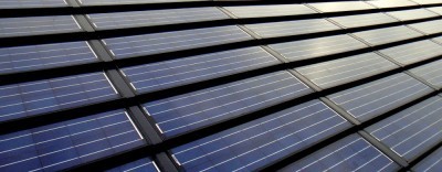 solar roof closeup